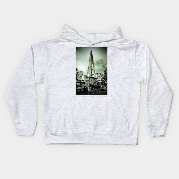 The Shard London Bridge Tower England Kids Hoodie by AndyEvansPhotos